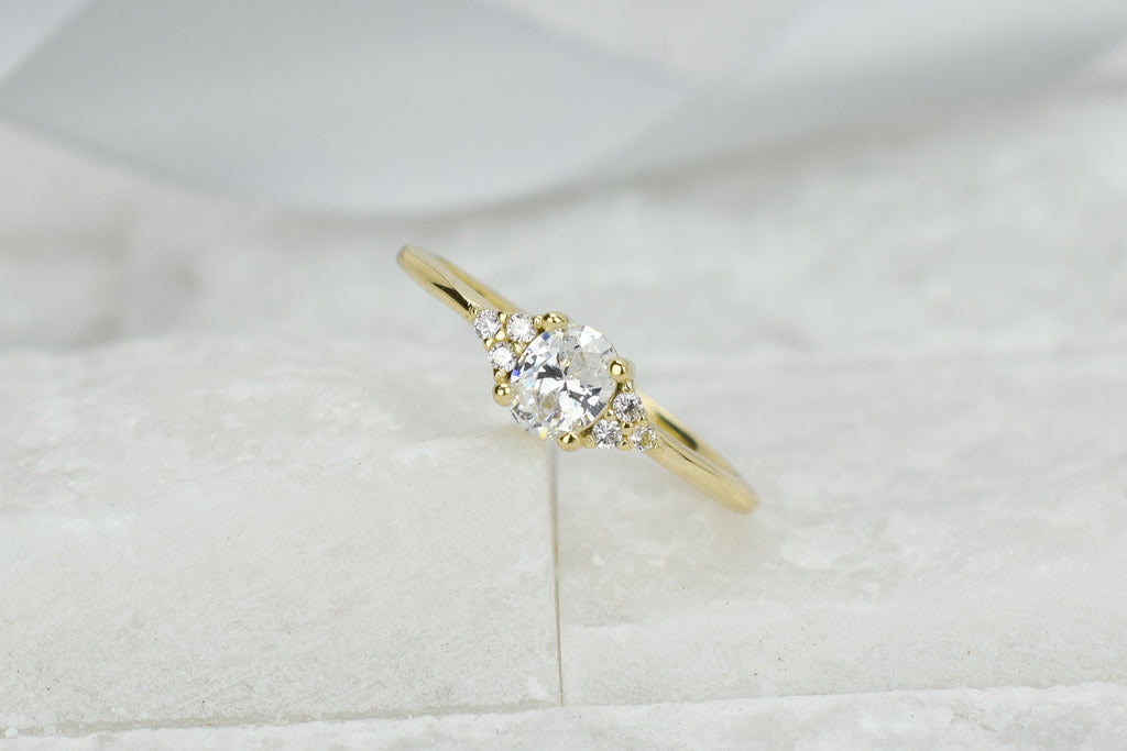 prinses ring, alexia ring, gouden ring, verlovingsring, zilveren ring met stenen, ovale ring, relatiering zilver, zilveren dames ring, rosegouden ring, 925 zilveren ring met stenen