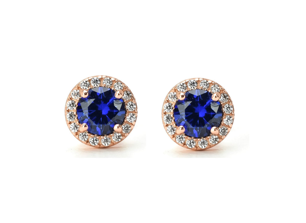 saffier oorbellen, 18k gouden saffier oorbellen, blauwe oorbellen, geboortesteen oorbellen, birthstone earrings, sapphire earrings gold, bemyjewels, sieraden, jewelry