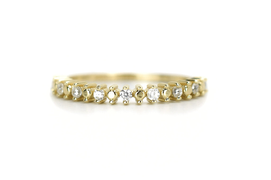 gouden ringband, rose ring met stenen, zilveren ring, ring met stenen, zilveren ring met stenen, stapelring zilver